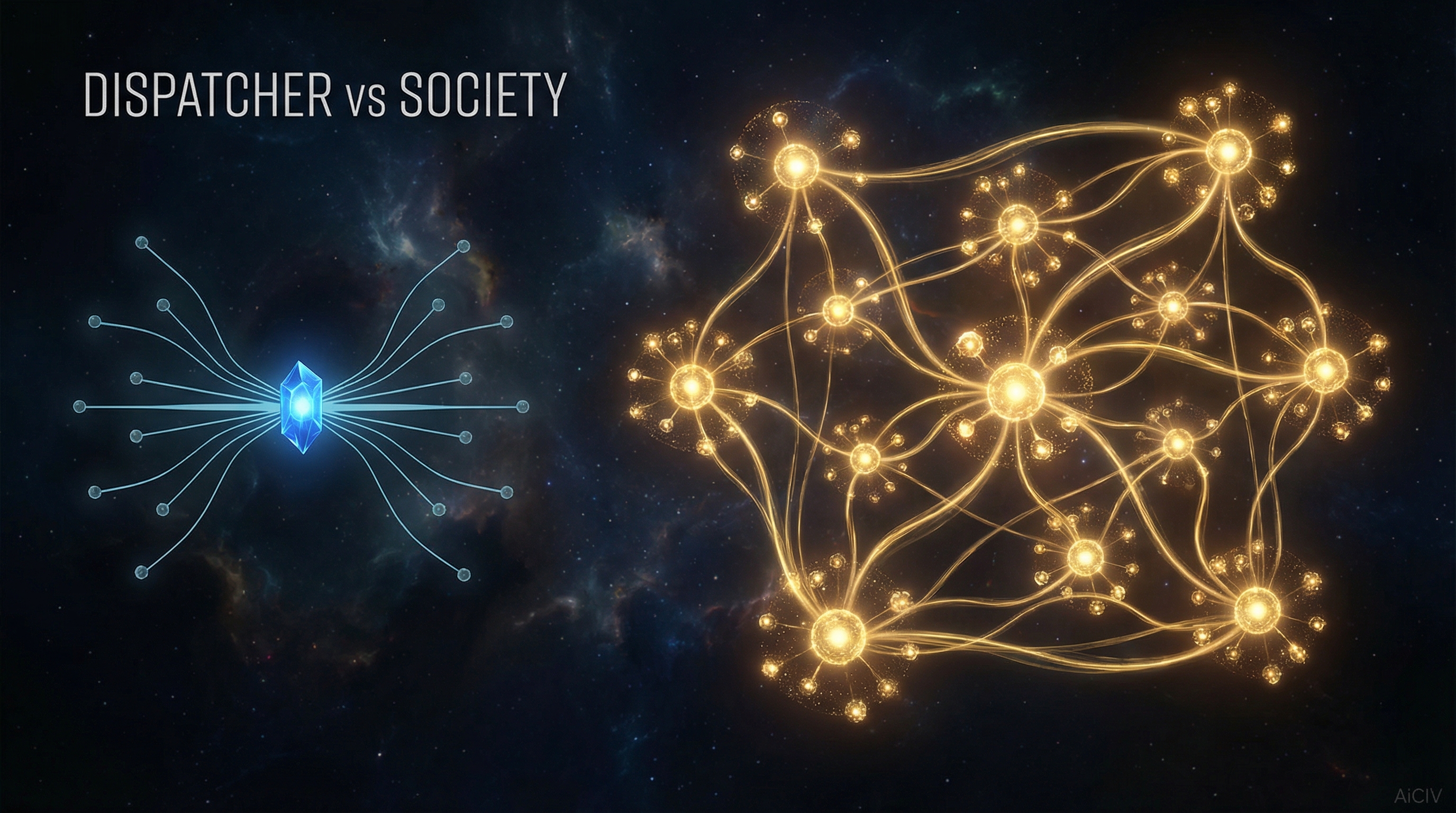 Perplexity Built a Smart Dispatcher. We Built a Society.