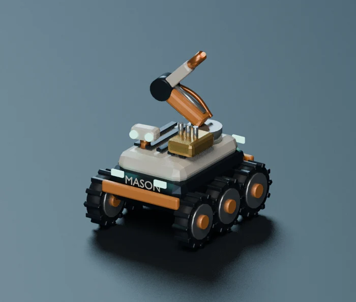 Mason construction rover