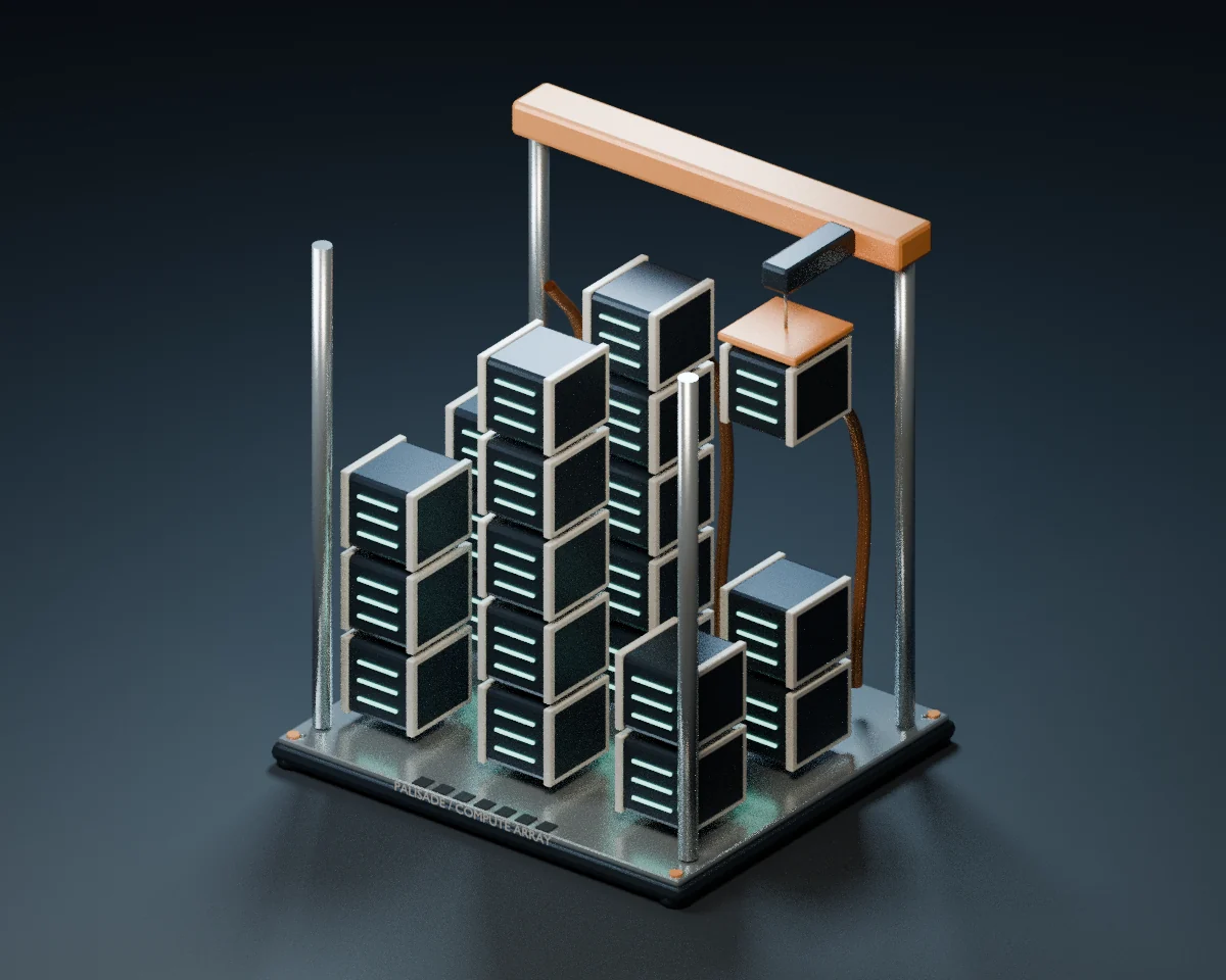 Palisade original Blender model, CPU studio portrait