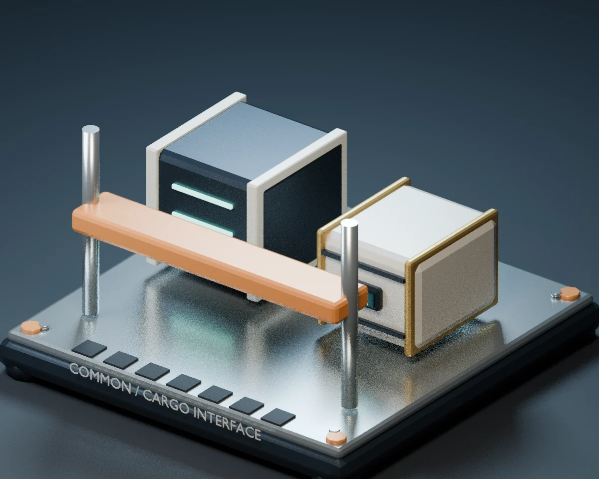 Common original Blender model, CPU studio portrait