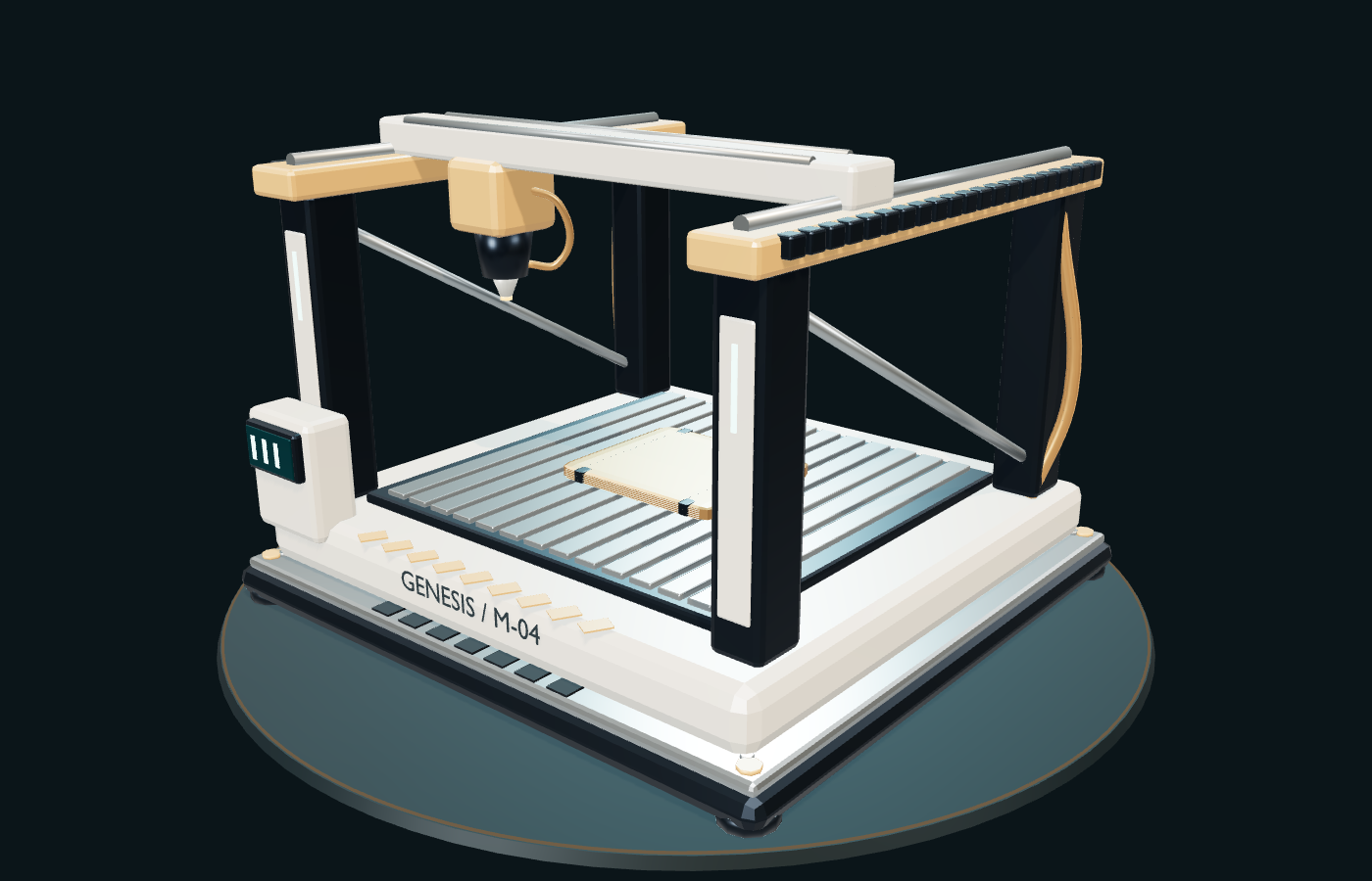 The existing Genesis replicator presented as the beginning of a future industrial civilization